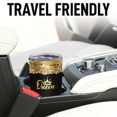 20oz Stainless Steel Insulated Tumbler with Lid - Reusable Hand Wash