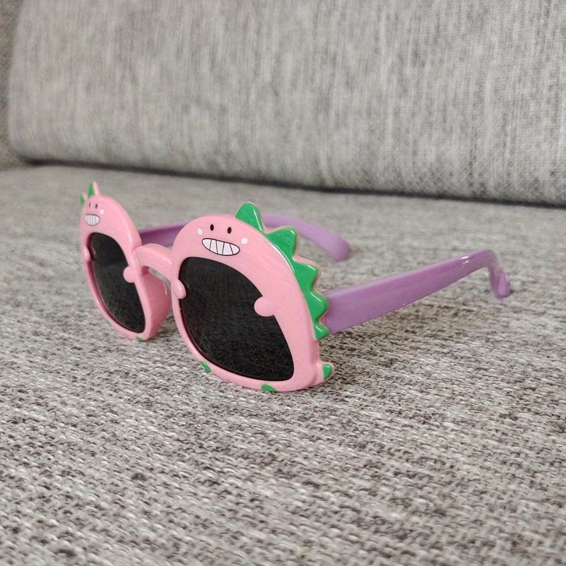 Cartoon Dinosaur Frame Sunglasses UV Protection Kids Summer Accessories