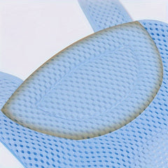 Soft & Breathable Kids Bath Support Net - Pink/Green Star Pattern