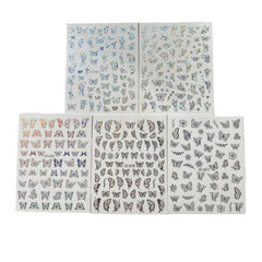 Butterfly Nail Art Stickers 3D Self Adhesive Nail Art Decals