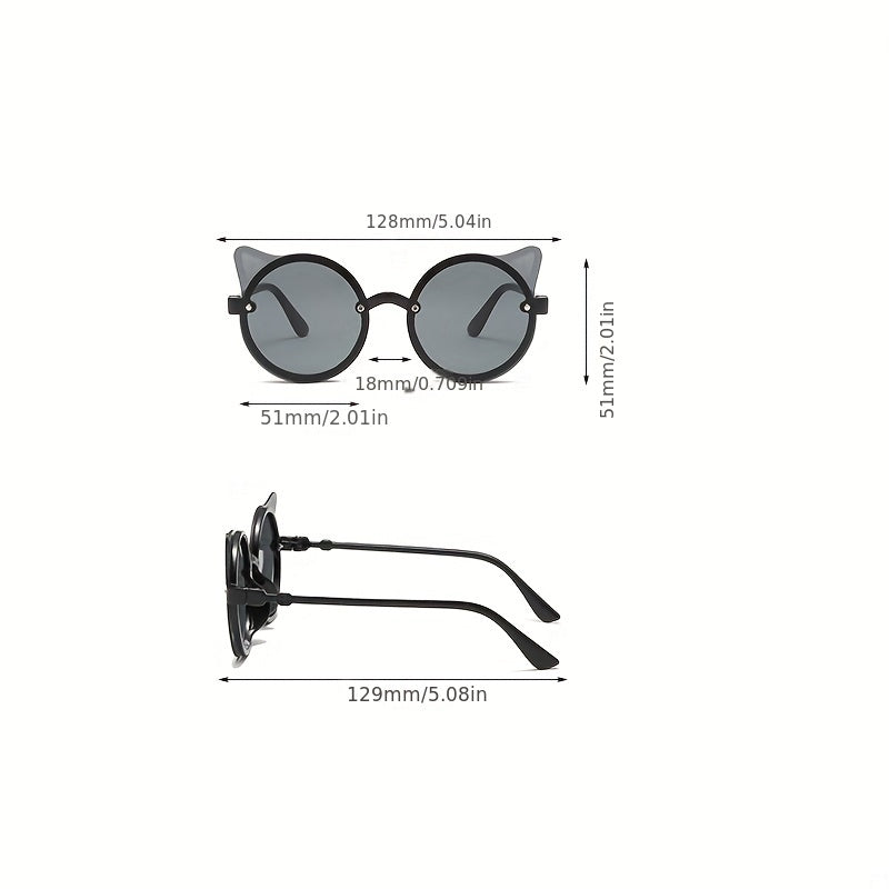 Cat Ears Sunglasses UV Protect Kids Accessories