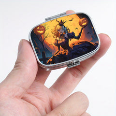 Compact 2 Compartment Pill Organizer for Travel & Daily Use