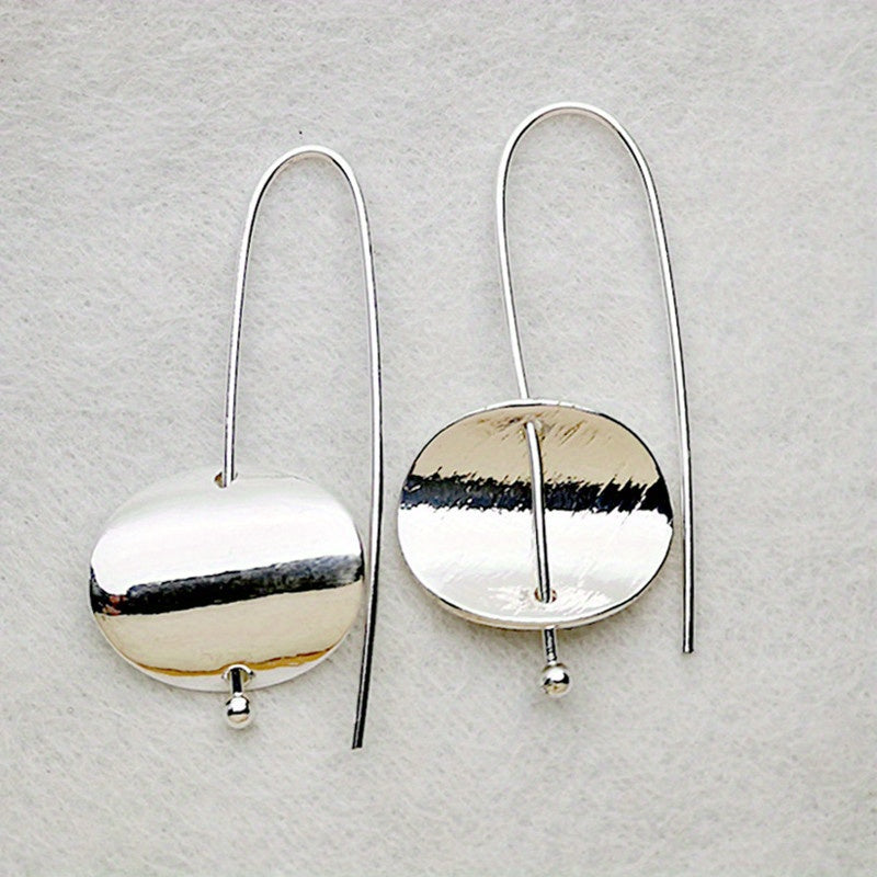Vintage Drop Earrings 925 Silver Plated for Women