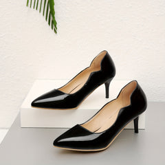 Women's Stiletto Heels Pointed Toe Slip On Shoes