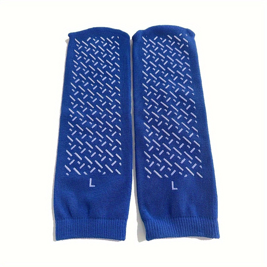 Non Slip Hospital Grip Socks - 1 Pair, Men/Women, Diabetic Socks, Wide Stretch