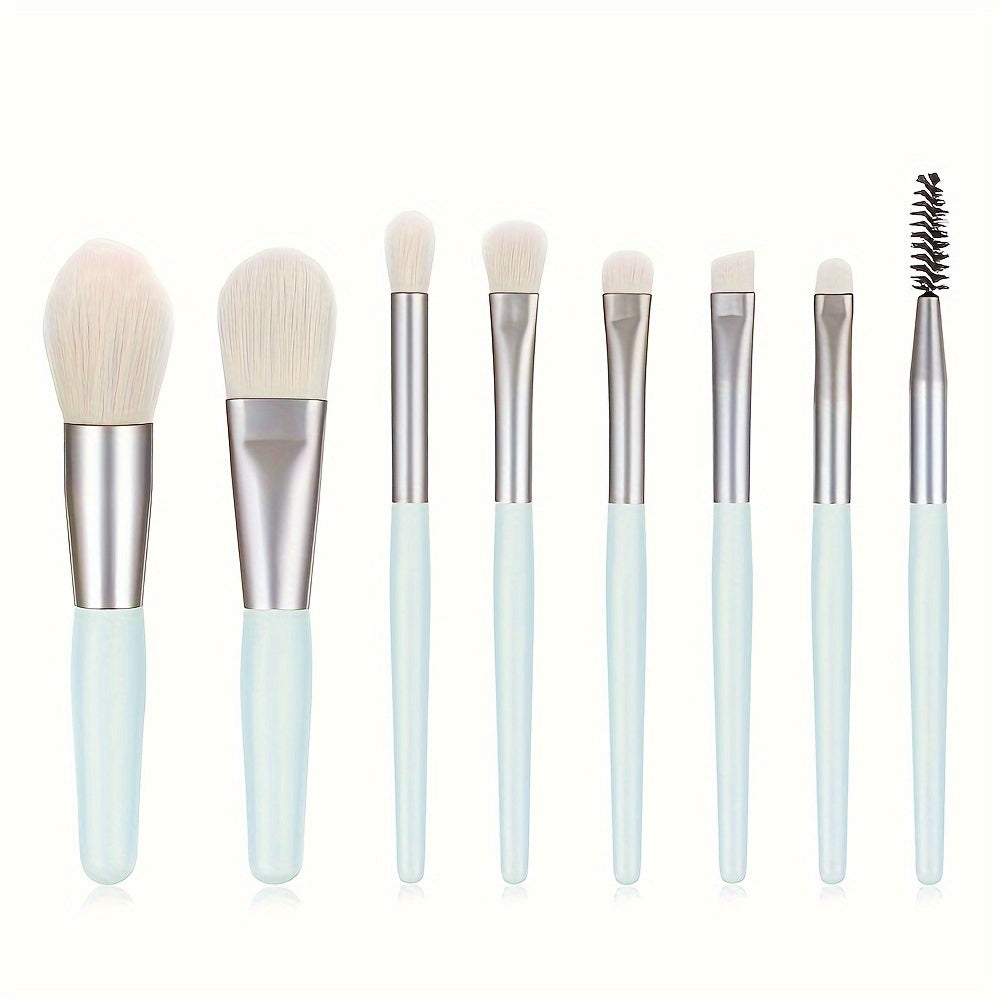 Mini Makeup Brushes Portable Soft Hair Makeup Brush Set Beauty Tools
