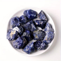 Natural Sodalite Crystal Stone 100-300g Raw Material Gravel Aromatherapy