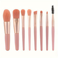 Mini Makeup Brushes Portable Soft Hair Makeup Brush Set Beauty Tools