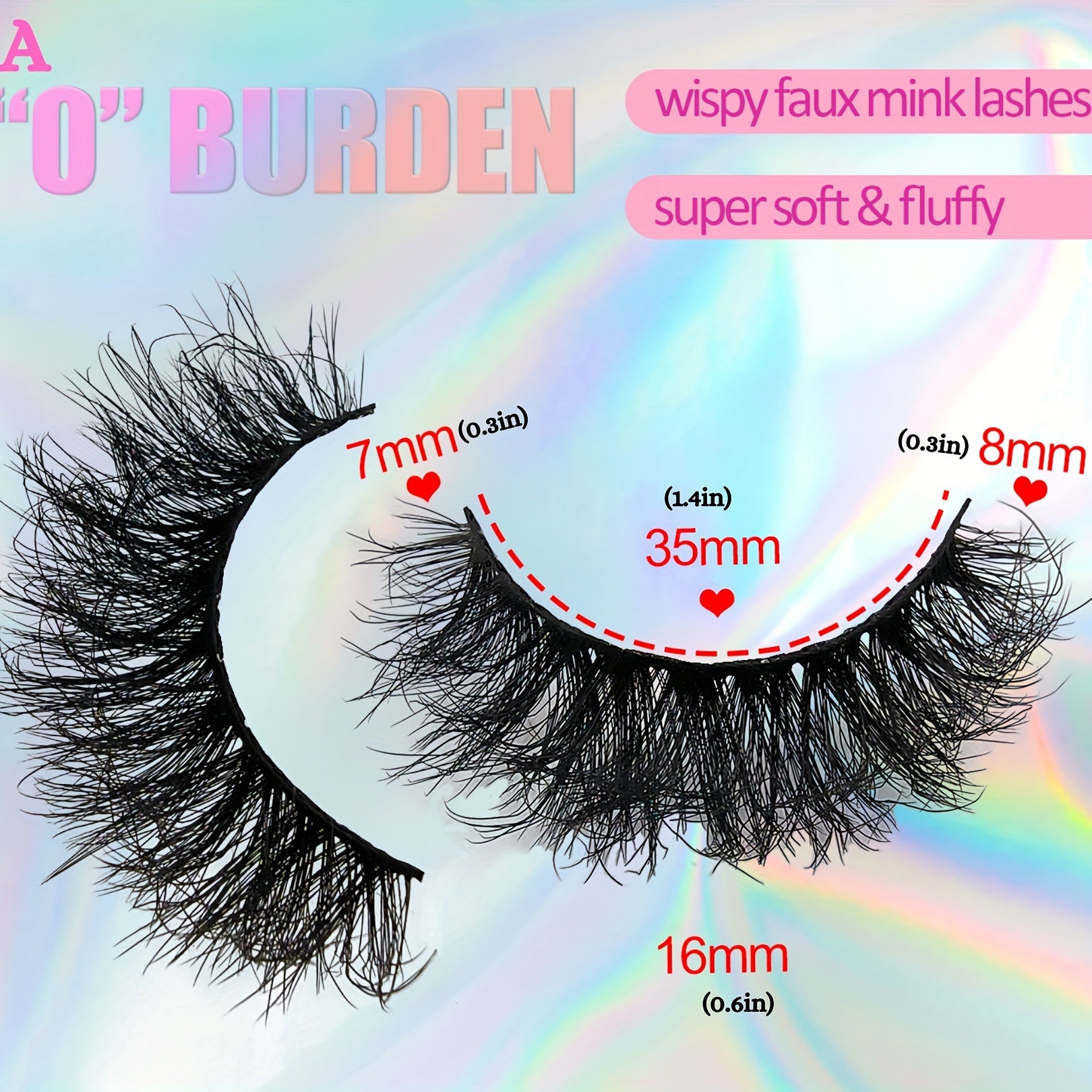 4 Pairs Thick & Curling Faux Mink False Eyelashes