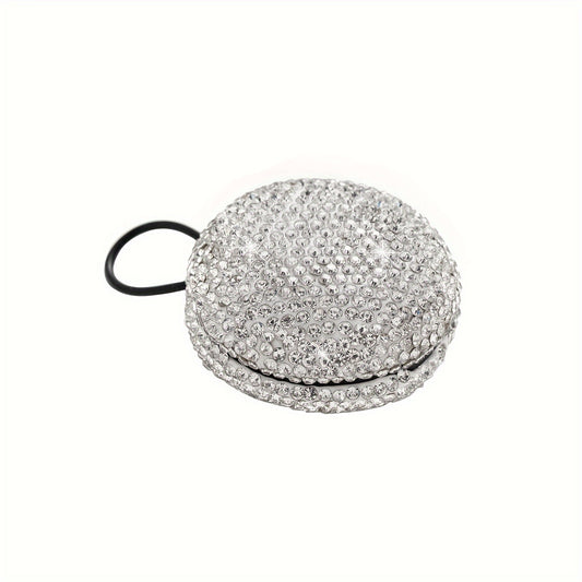 Diamond Keychain Pill Case Organizer for Travel