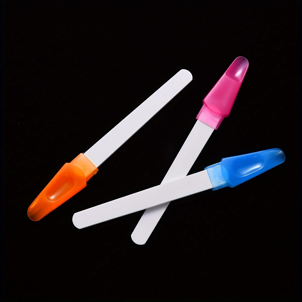 Crystal Glass Nail File Universal Nail Polish Strip Polishing Tool Manicure Set