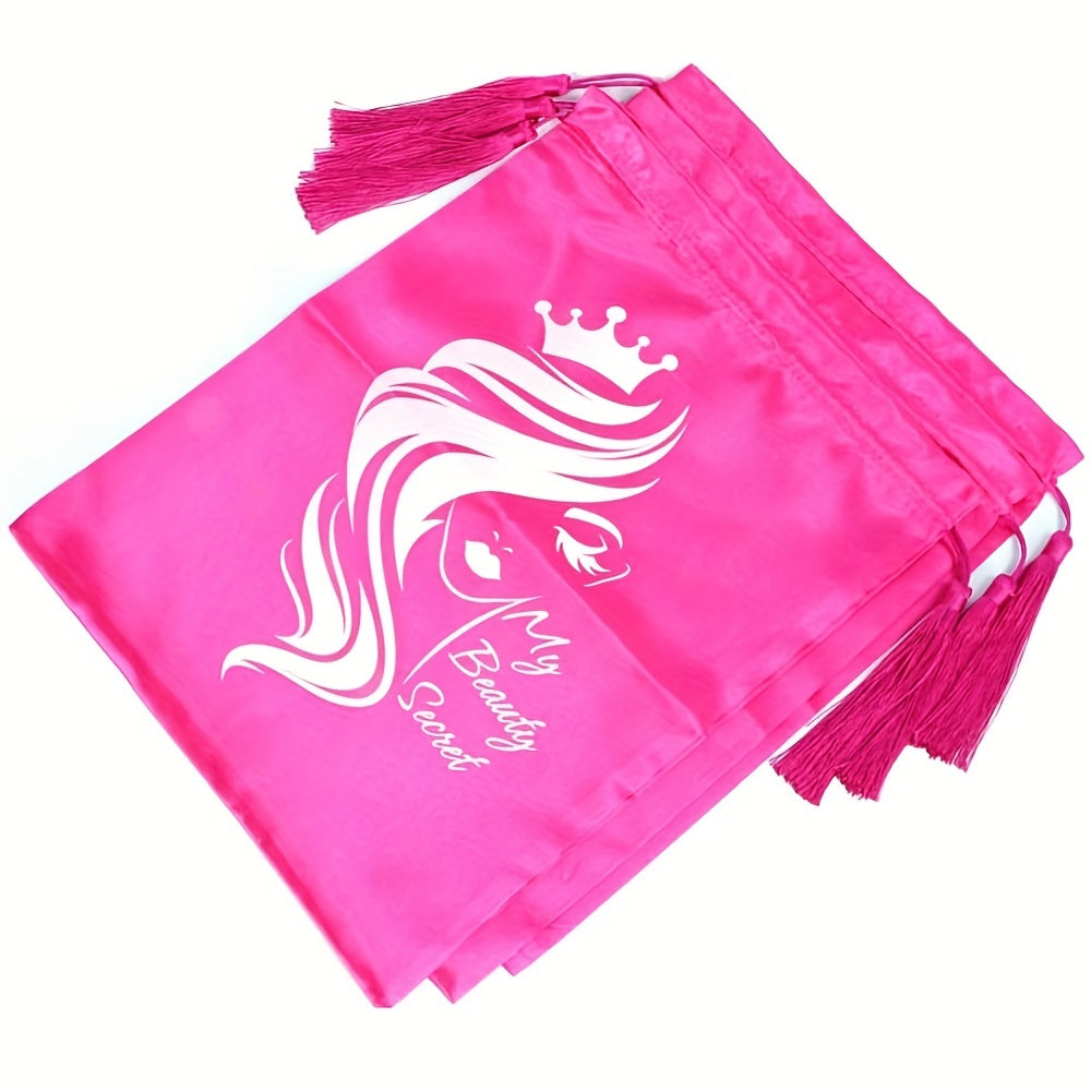 Large Hair Storage Bags with Drawstring for Extensions Bundles Wigs