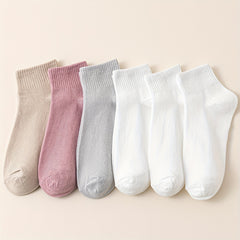 12 Pairs Comfy Sports Socks Women's Stockings & Hosiery