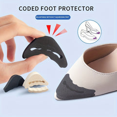 Women's High Heels Toe Plug Half Sponge Cushion Feet Filler Insoles