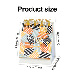 Colorful Desk Calendar 2022-2023 Academic Year Planner, 17x11 inches
