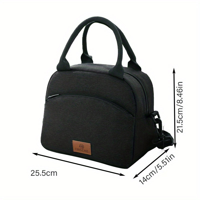 Large Capacity Waterproof Insulated Lunch Bag for Office Workers