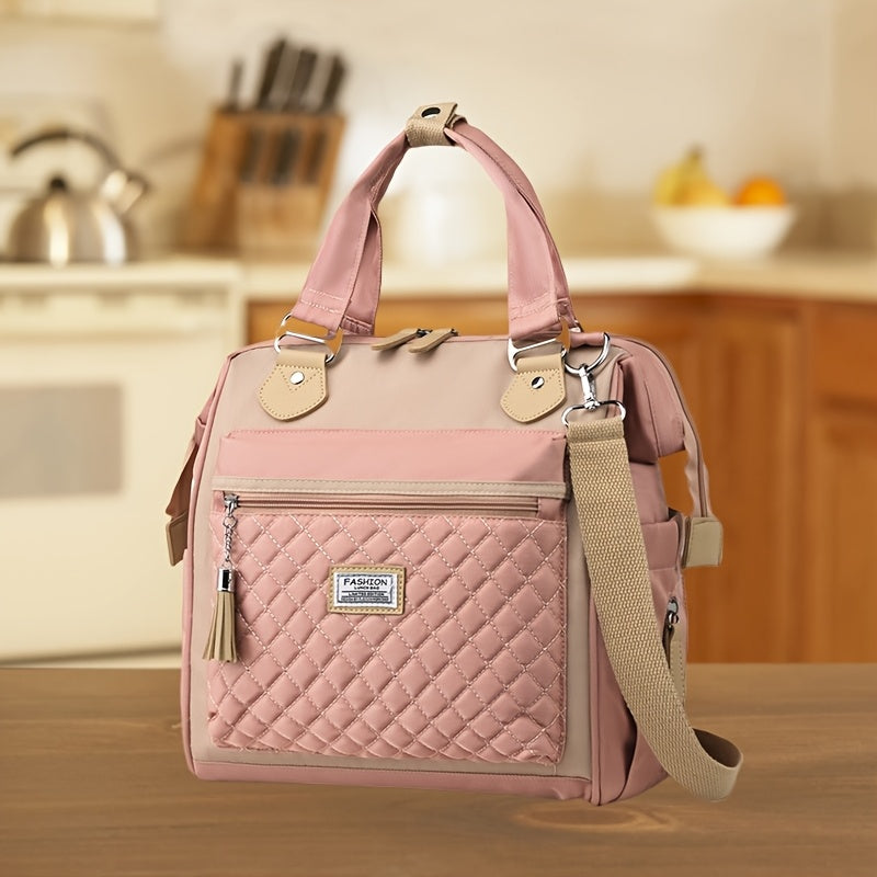 Large Capacity Insulation Lunch Bag Handbag for Outdoor Camping