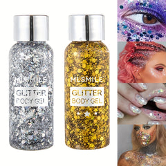 Glitter Eyeshadow Sequins Gel Body Face Stage Mermaid Scale Nail Art