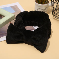 Bow Headband For Face Washing Spa Skincare