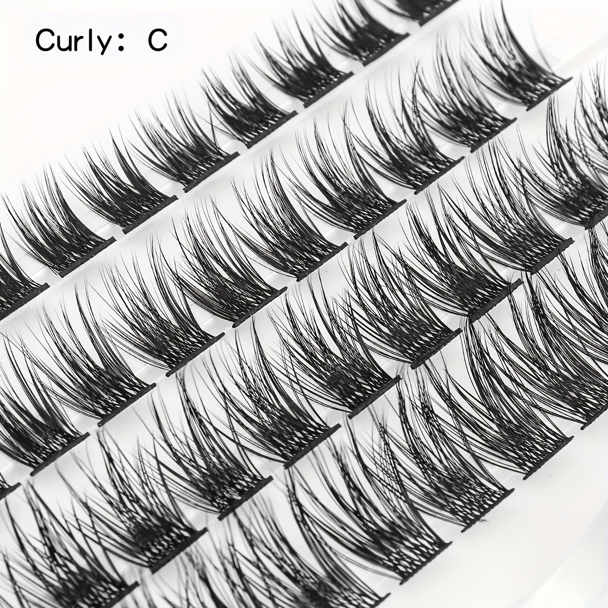 C Curling Lash Clusters 48 Pcs 10-16mm Mix Length