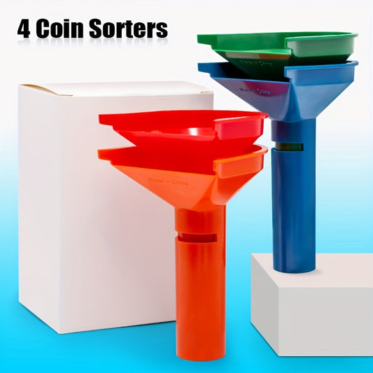 Coin Sorter Tubes Counters & Wrappers Coin Storage Organize Count