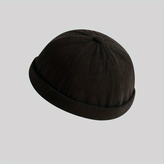 Vintage Corduroy Beanie Chemo Hat Unisex