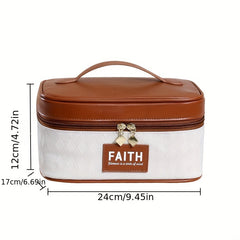 Large Capacity Travel Makeup Case Organizer