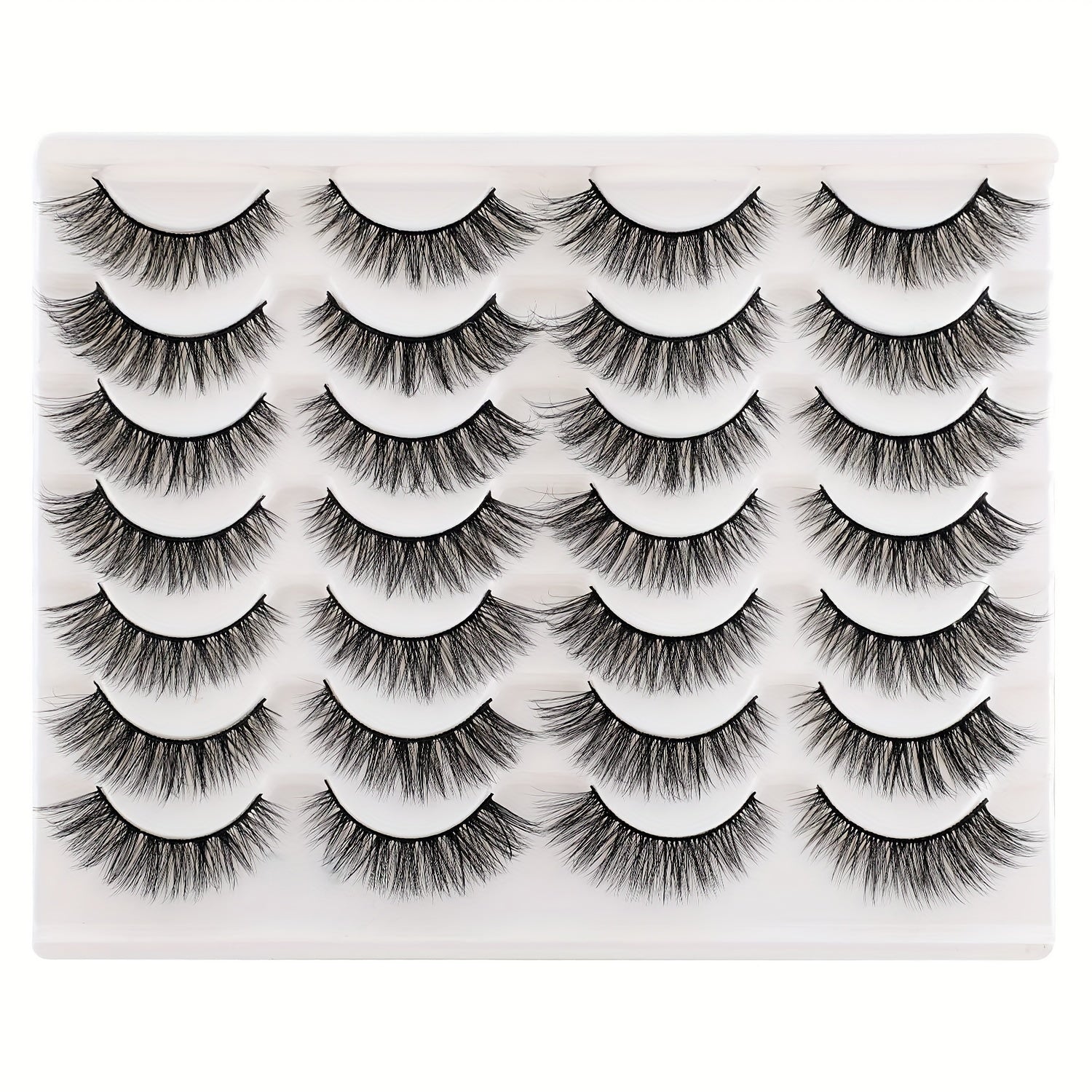 6D Cat Eye Wispy Natural Faux Mink Lashes 14 Pairs