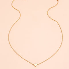 Love Heart Alloy Necklace For Women