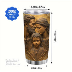20oz Stainless Steel Vacuum Insulated Mug Holy Family