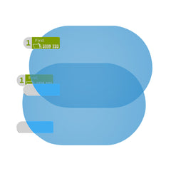 Rainproof Films for Clear and Dry Rearview Mirrors