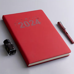 Faux Leather Notebook with Silk Bookmarks 360 Pages