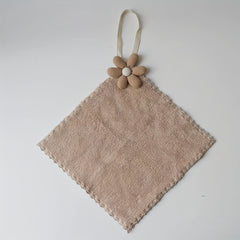 Absorbent Hanging Hand Towel - Soft Polyester - Neutral Colors