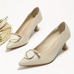 Metal Decor Stiletto Heels Women's Pumps