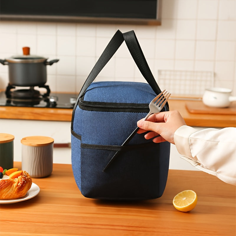 Large Insulated Lunch Bag Leak Proof Zipper Portable Lunch Box