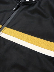 Men's Casual Baseball Collar Zip Up Jacket Coat For Spring Fall