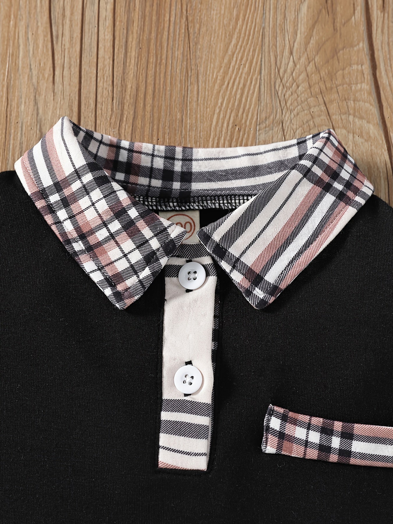 Boys Plaid Outfit Shorts & Polo Shirt Casual Summer Kids Clothes