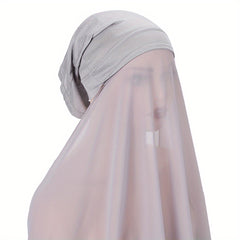 Chiffon Scarf Head Hijab Wrap Solid Shawls For Women