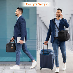 15L Insulated Lunch Bag Soft Cooler Tote Oxford Fabric Manual Functionality