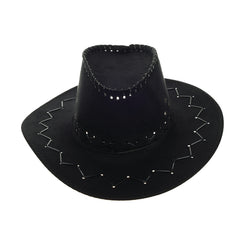 Suede Wide Brim Cowboy Hat for Women Men - Unisex Western Hat