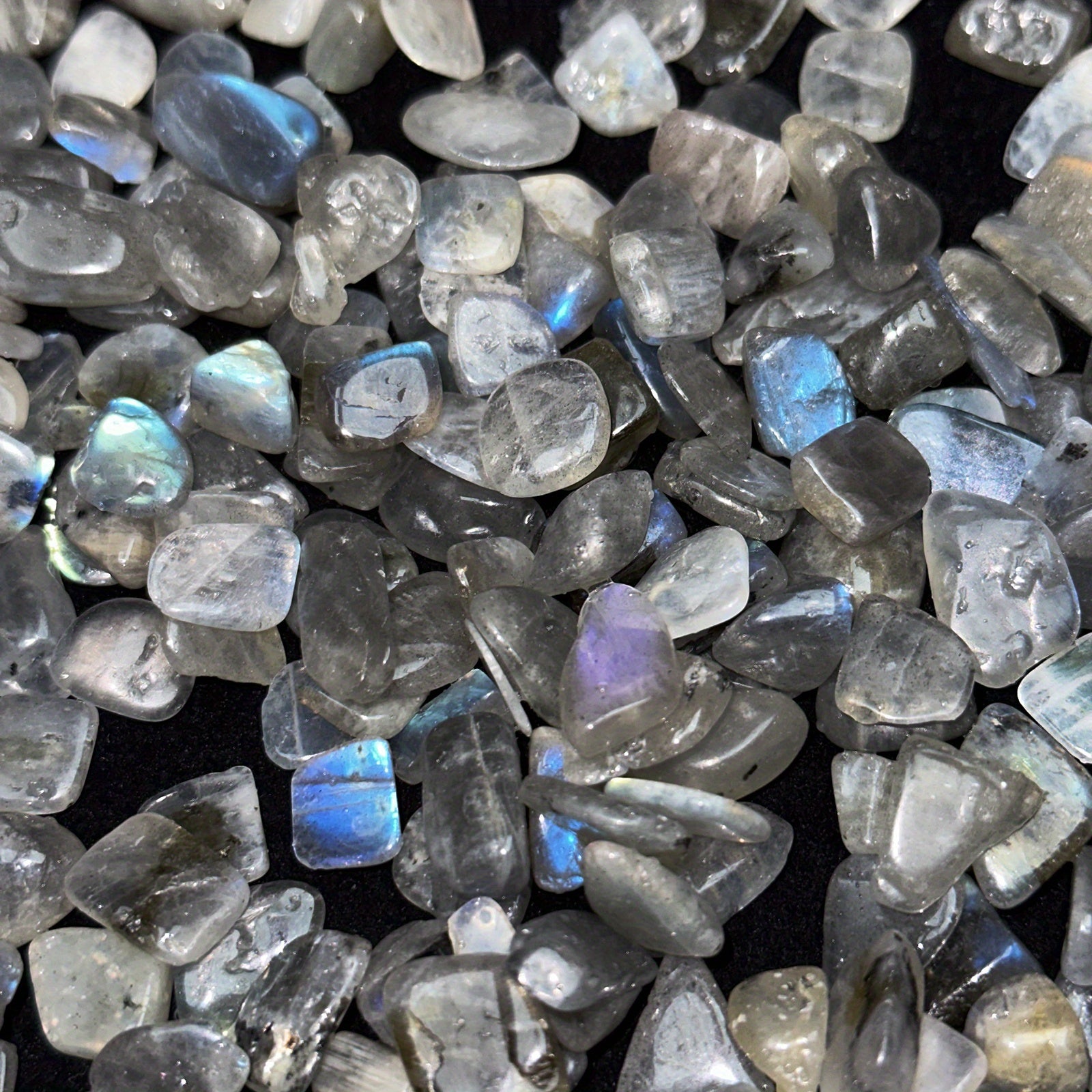 Labradorite Crushed Stone for DIY Projects