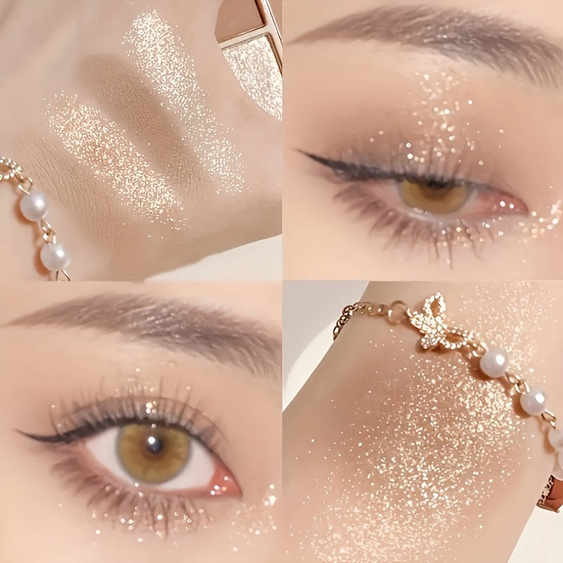 Earth Tone Glitter & Shimmer & Matte Eyeshadow Palette