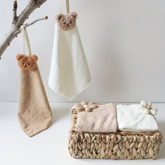 Creative Hanging Hand Towel Absorbent Deodorant Quick Drying Square Towel