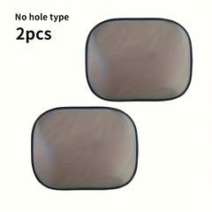 2pcs Car Side Window Sunshade Stickers Heat Insulation for Most Cars