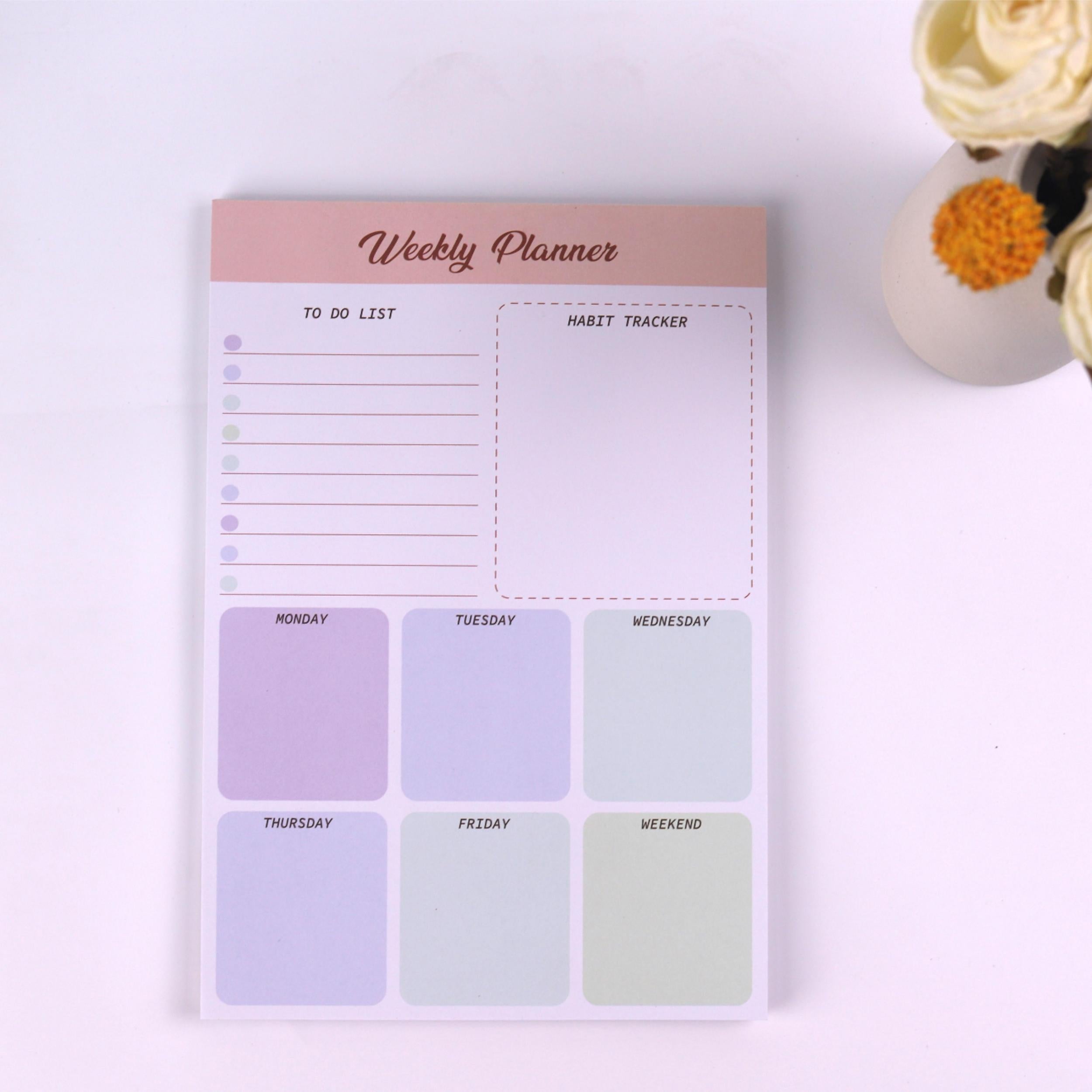 Weekly Plan Memo Book - Magnetic Attraction Design