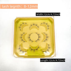 Faux Mink Eyelashes Lightweight Fluffy Lashes 5 Pairs