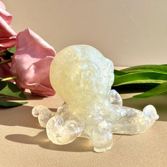 Octopus Crystal Ornament for Aquarium and Garden Decor