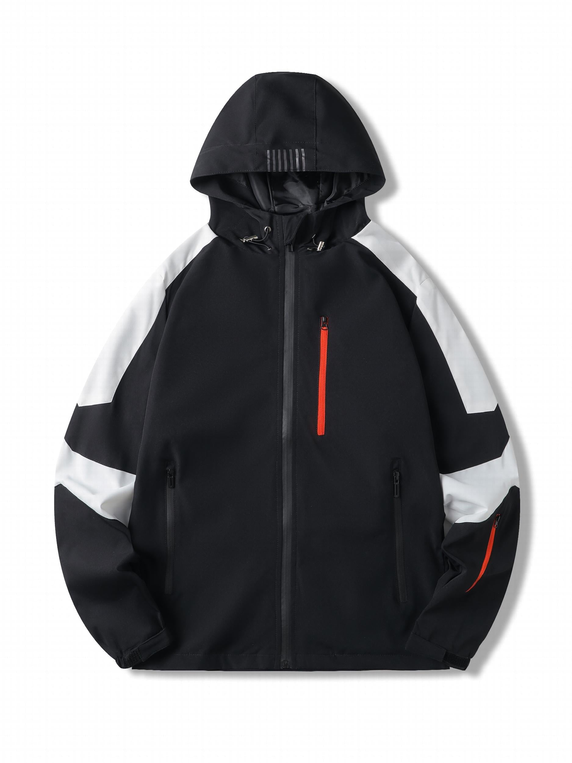 Men's Hooded Raincoat Lightweight Waterproof Outdoor Jacket