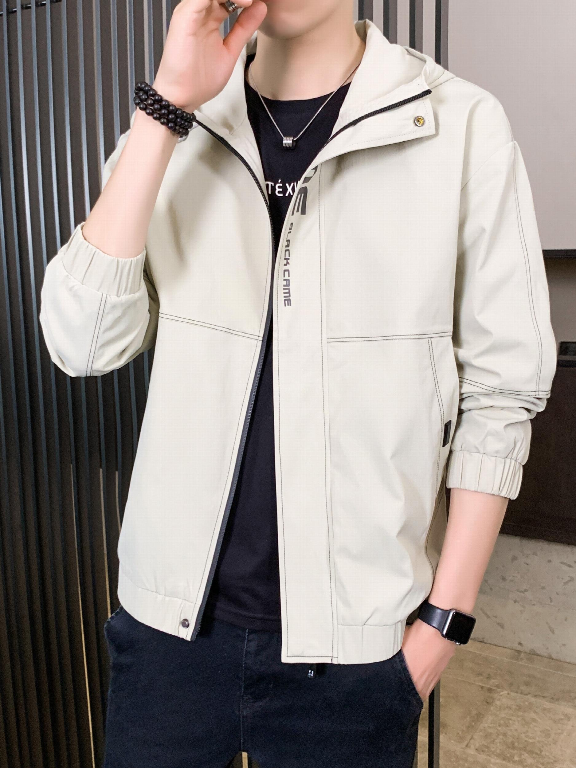 Men's Casual Zip Up Jacket Coat For Spring Fall