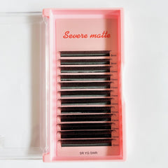 YY Shape Lashes Natural Crossed Eyelash Extensions Individual Curling Lashes